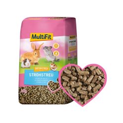MultiFit kisemlős alom préselt szalma 8kg