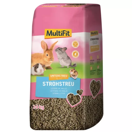 MultiFit kisemlős alom szalma 60l