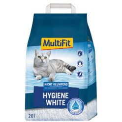 MultiFit Hygiene White nem csomósodó macskaalom 20l