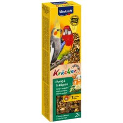 Vitakraft Kräcker nagytestű papagájnak mézes 180g 2db