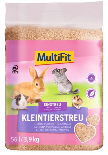 MultiFit kisemlős alom forgács 56l