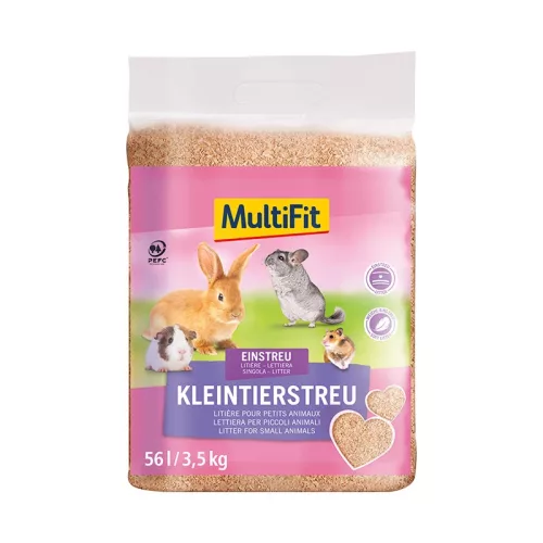 MultiFit kisemlős alom forgács 56l