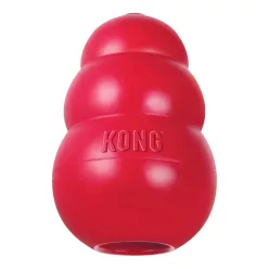 KONG Classic kutyajáték piros M
