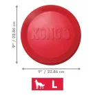 KONG Frizbi kutyajáték piros L