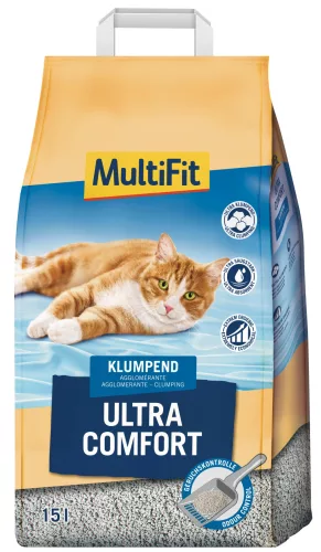 MultiFit Ultra Comfort csomósodó macskaalom 15L