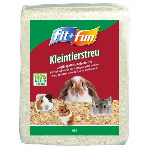 Fit+Fun kisemlős alom forgács 60l