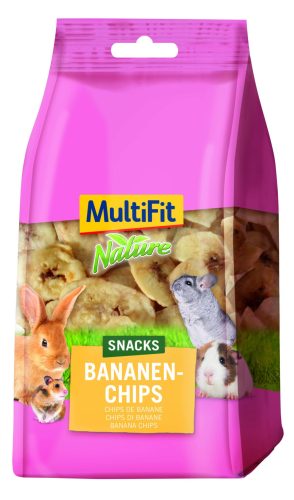 MultiFit Nature Snacks banánchips kisemlősöknek  120g