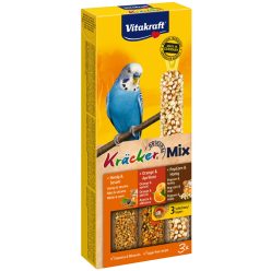   Vitakraft Kräcker Trio-Mix hullámos papagájnak méz&narancs&popcorn 80g 3db