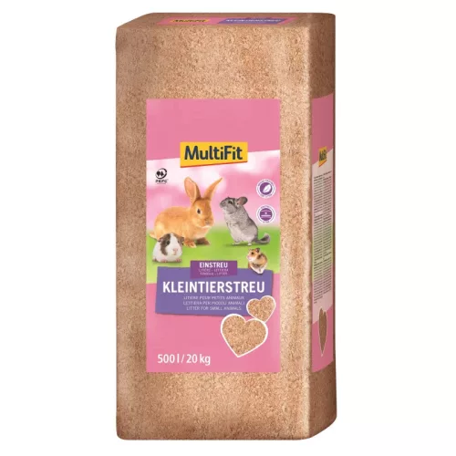 MultiFit forgács kisemlős alom 500l