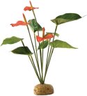 ExoTerra Rainforest Plant Anthurium Bush Terráriumi flamingóvirág műnövény dekoráció  30cm S