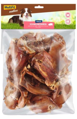 MultiFit Native kutya jutalomfalat malac fül 400g