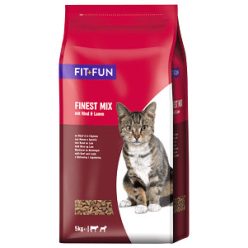   FIT+FUN Finest-Mix macska szárazeledel adult marha&bárány 5kg