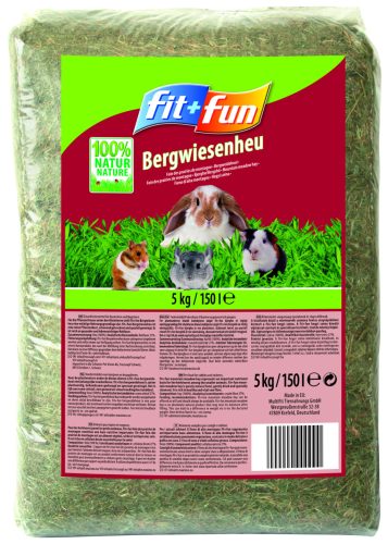 Fit+Fun kisemlős eledel alpesi széna 5kg/150l