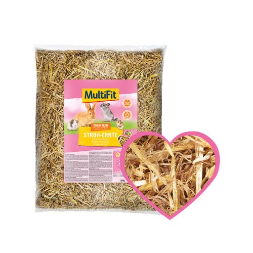 MultiFit kisemlős alom vágott szalma 1,5kg