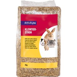 Fit+Fun kisemlősalom szalma 4kg / 120l