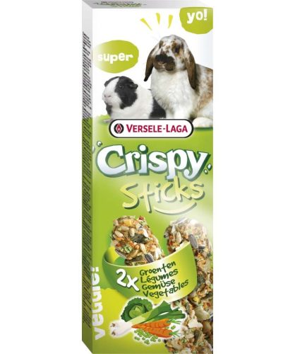 Versele-Laga Crispy Sticks nyúlnak és tengerimalacnak zöldséges 110g 2db
