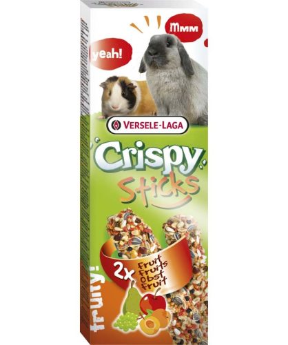 Versele-Laga Crispy Sticks nyúlnak és tengerimalacnak gyümölcsös 110g 2db