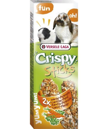 Versele-Laga Crispy Sticks nyúlnak és tengerimalacnak sárgarépás 110g 2db
