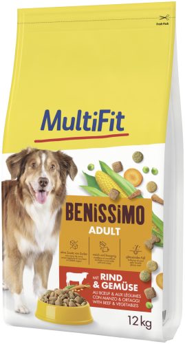 MultiFit Benissimo kutya szárazeledel adult 12kg