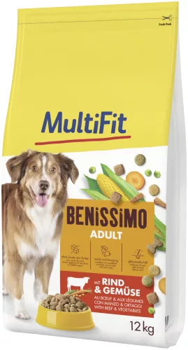 MultiFit Benissimo száraz kutyaeledel adult 12kg