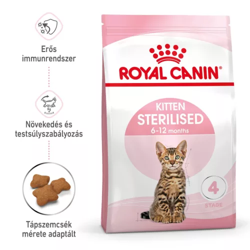 Royal Canin Feline Health Nutrition Kitten Sterilised száraz macskaeledel 400g