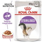 Royal Canin Feline Health Nutrition macska tasak adult Steril gravy 12x85g