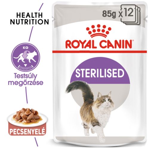 Royal Canin Feline Health Nutrition macska tasak adult Steril gravy 12x85g