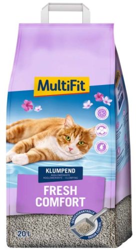 MultiFit Fresh Comfort csomósodó macskaalom 20l