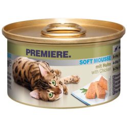 Premiere Soft Mousse macska konzerv adult csirke 18x85g