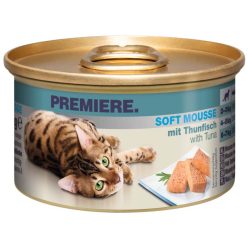 Premiere Soft Mousse macska konzerv adult tonhal 18x85g