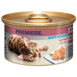 Premiere Soft Mousse macska konzerv adult marha 18x85g