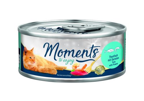 Moments macska konzerv tonhal&garnélarák 12x70g