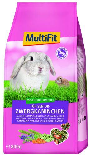 MultiFit törpenyúl eleség Senior 800 g
