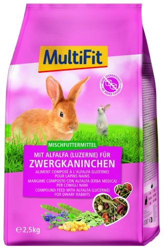 MultiFit nyúltáp alfalfával 2,5kg