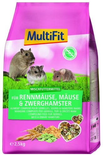 MultiFit egér és törpehörcsög eleség 2,5 kg