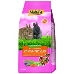 MultiFit törpenyúl eleség répával 5 kg