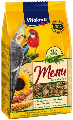 Vitakraft Menü madáreleség nagypapagájnak 1kg