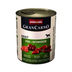 Gran Carno kutya konzerv adult marha&kacsaszív 6x800g