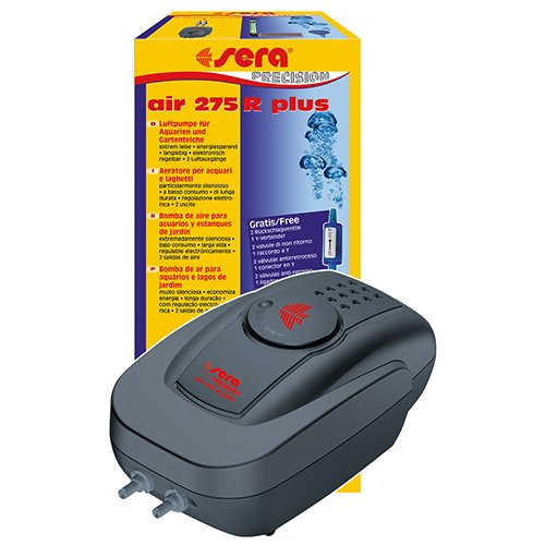 Sera Air 275 R Plus levegőpumpa dupla csatlakozóval és szabályzóval (6W)
