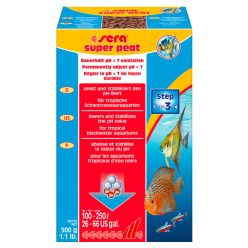 Sera Feketetőzeg Granulátum akváriumi szűrőanyag 500g