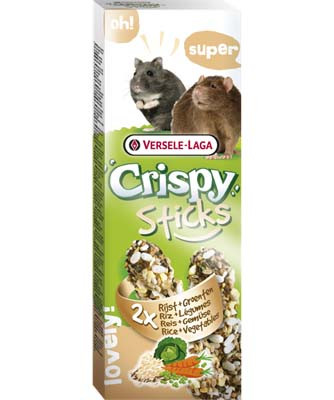 Versele-Laga Crispy duplarúd rizzsel hörcsögnek, patkánynak 110g