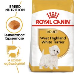   Royal Canin Breed Health Nutrition West highland white terrier adult száraz kutyaeledel 3kg