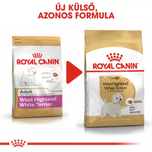 Royal Canin Breed Health Nutrition West highland white terrier adult száraz kutyaeledel 3kg