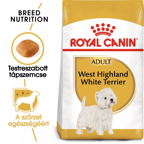 Royal Canin Breed Health Nutrition West highland white terrier adult száraz kutyaeledel 3kg