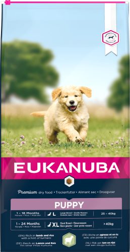 Eukanuba Large Breeds száraz kutyaeledel puppy bárány&rizs 12kg
