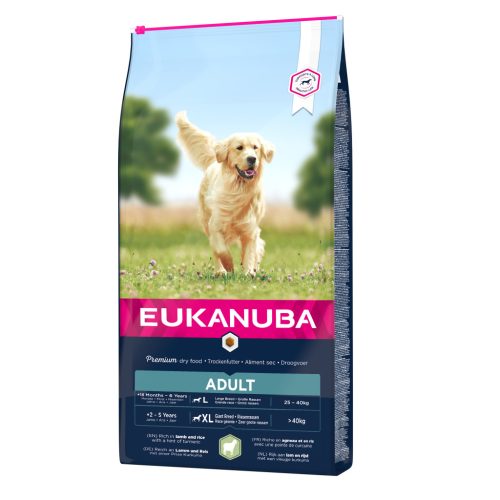 Eukanuba száraz kutyaeledel Large Breeds adult bárány&rizs 12kg