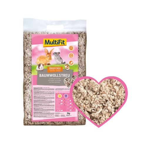 MultiFit kisemlős alom gyapot 30l