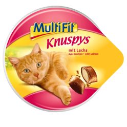 MultiFit Knuspys macska jutalomfalat lazac 7x60g