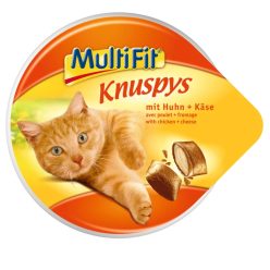 MultiFit Knuspys macska jutalomfalat csirke&sajt 7x60g