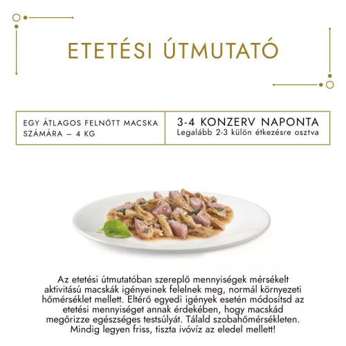 Gourmet Gold macska konzerv duo tonhal&spenót 12x85g